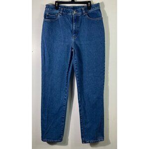 Womens Vintage Lauren Jeans Co High Rise Cotton‎ Jeans Blue 8 #1